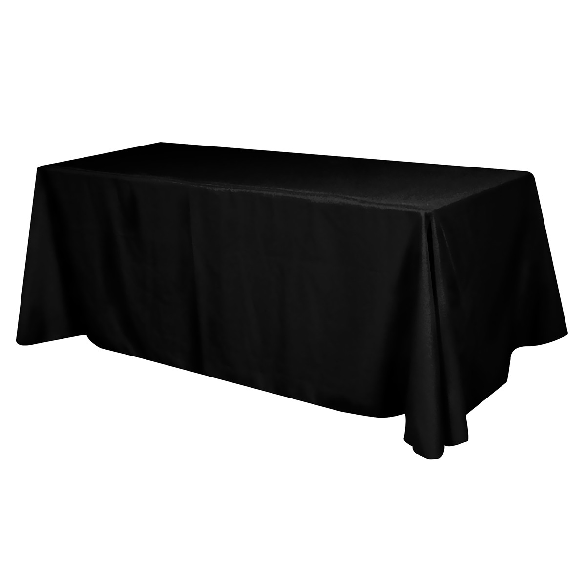Picture of Flat Polyester 4-sided Table Cover - Fits 8' Standard Table
