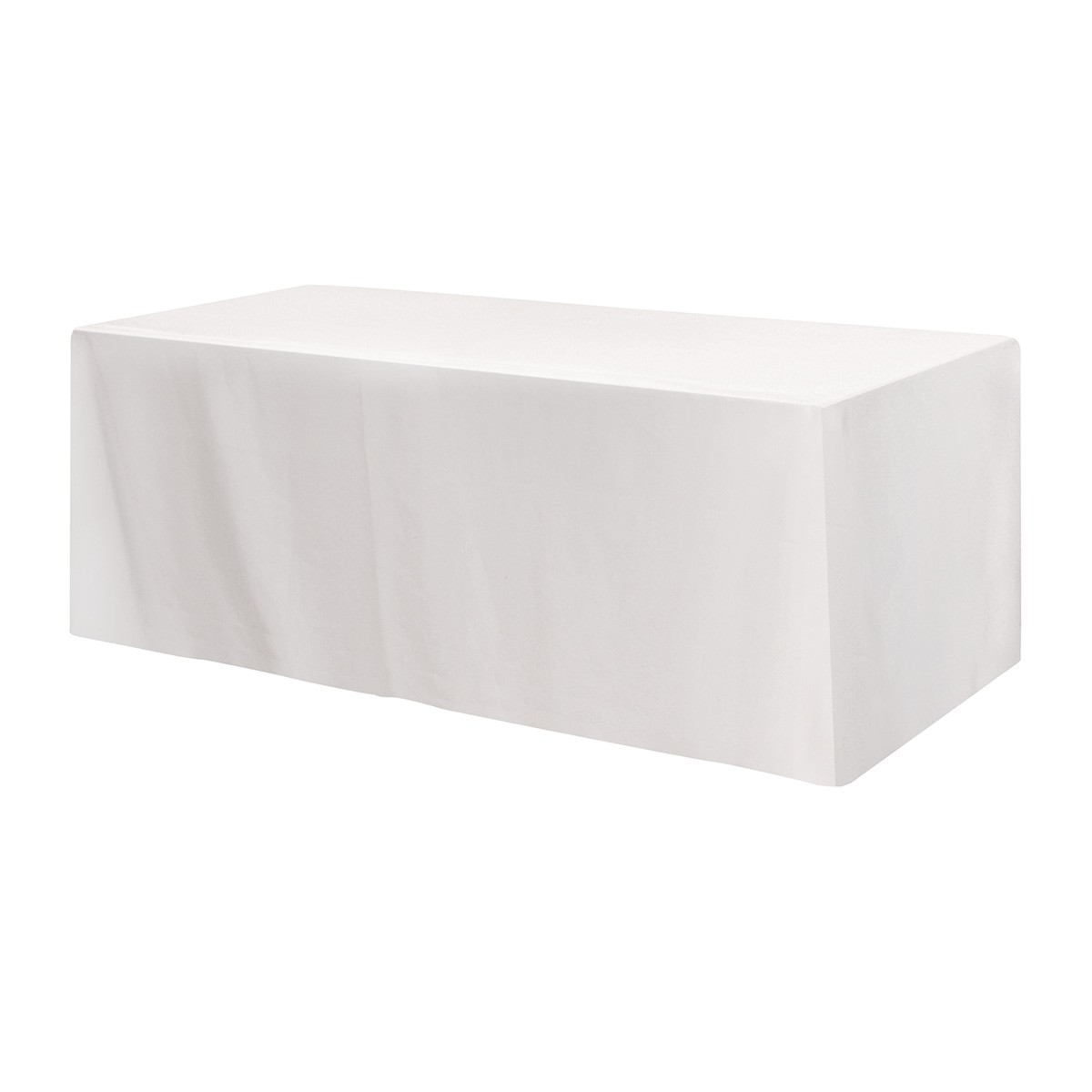 Picture of Fitted Poly/cotton 3-sided Table Cover - Fits 8' Standard Table