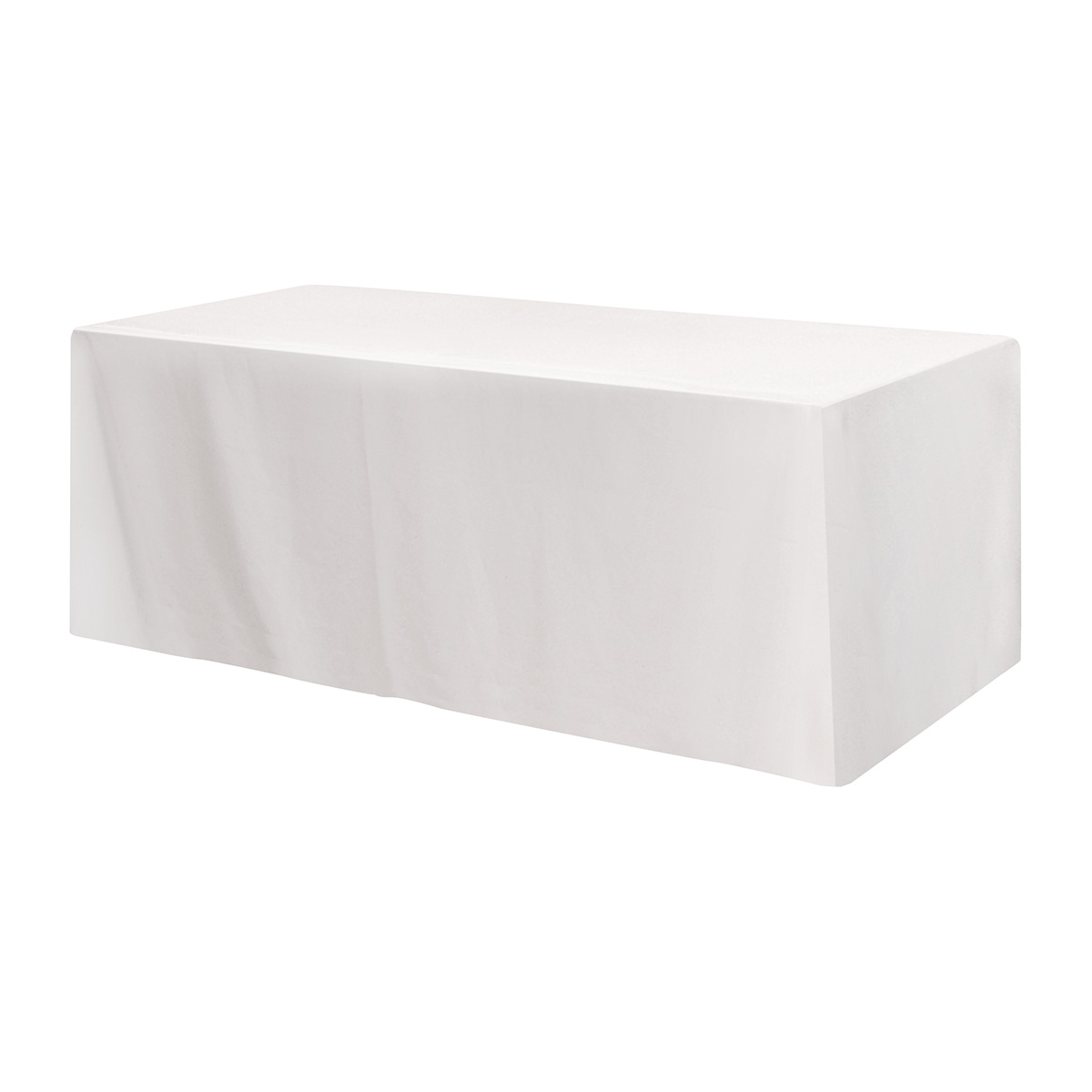 Picture of Fitted Poly/cotton 4-sided Table Cover - Fits 8' Standard Table