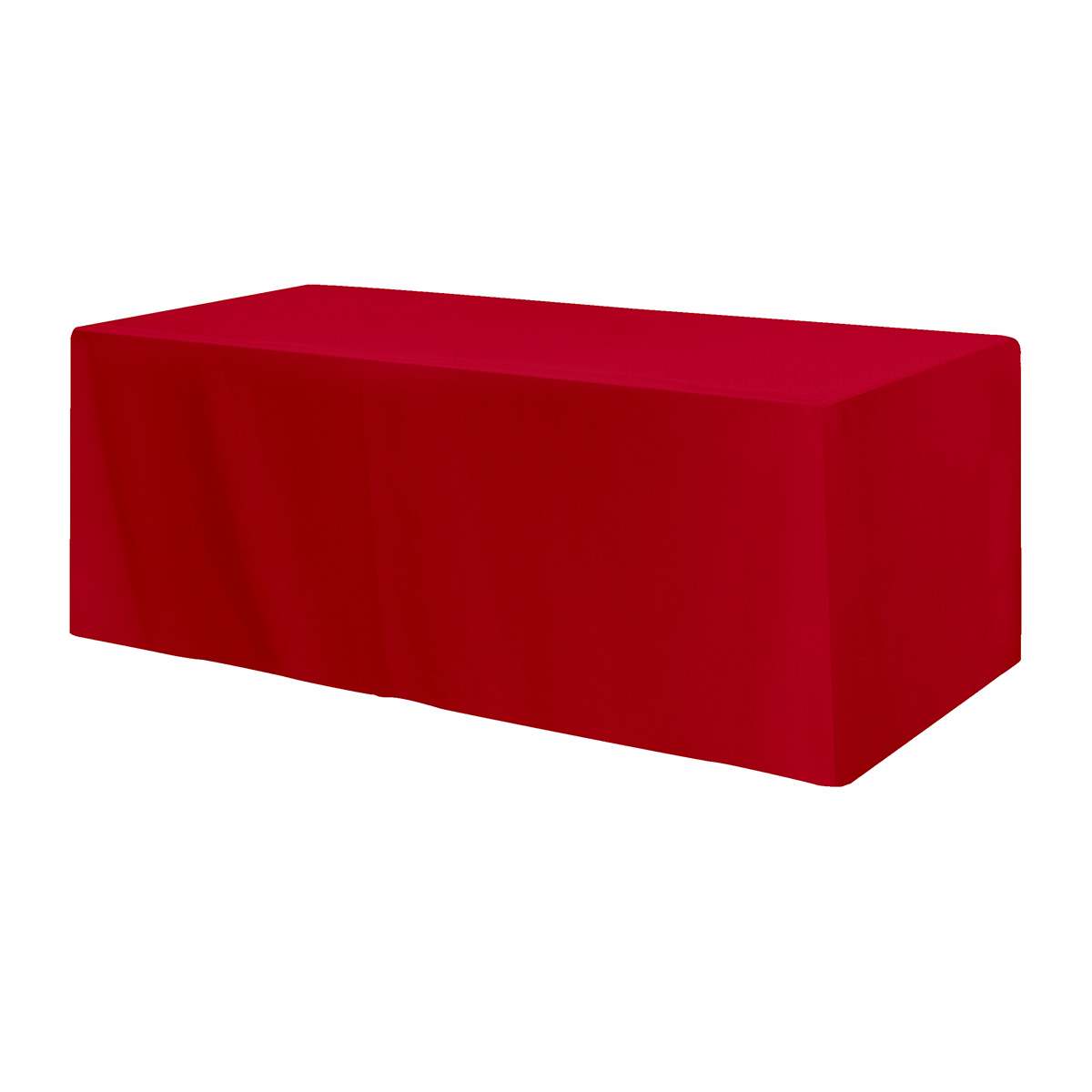 Picture of Fitted Poly/cotton 4-sided Table Cover - Fits 8' Standard Table