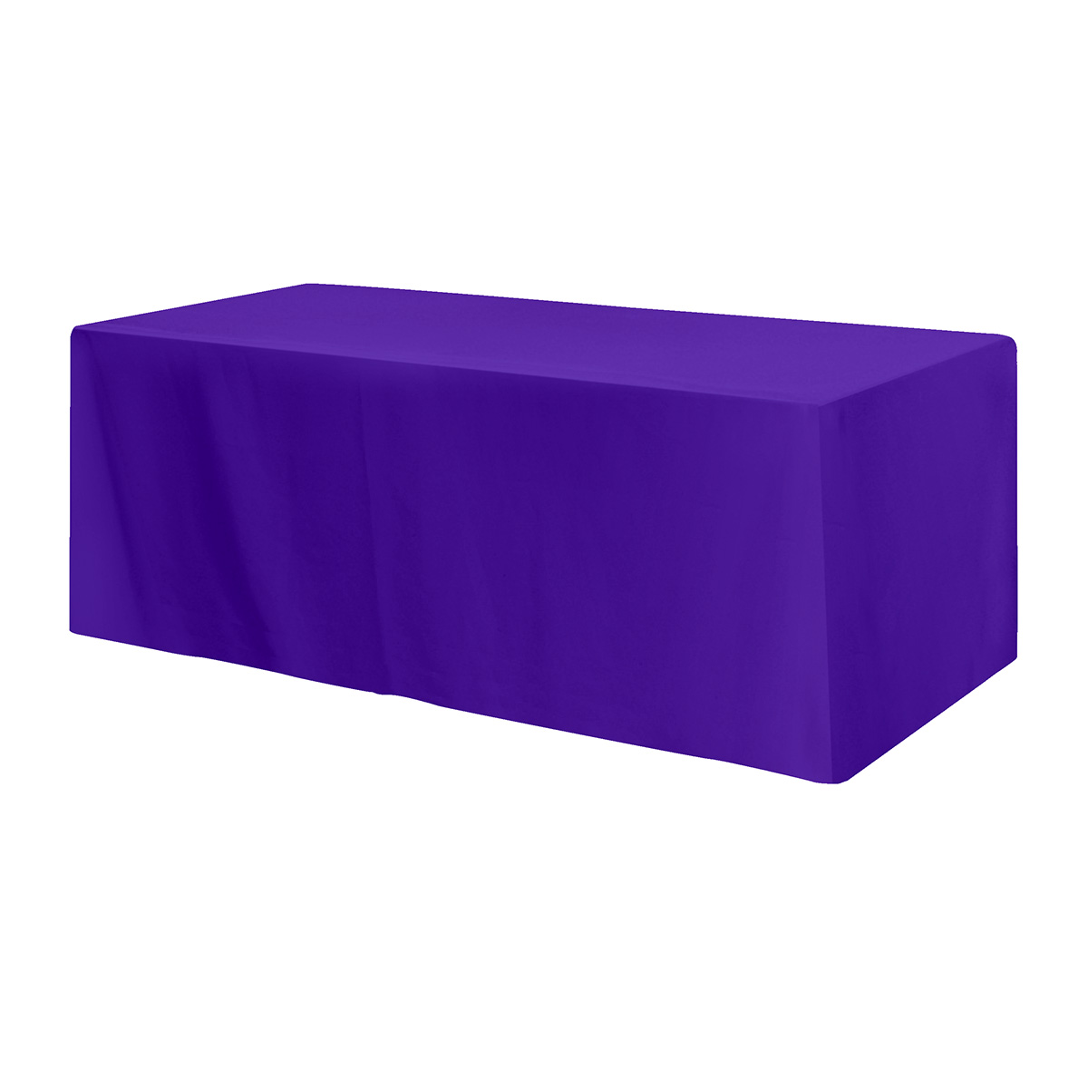 Picture of Fitted Poly/cotton 4-sided Table Cover - Fits 8' Standard Table