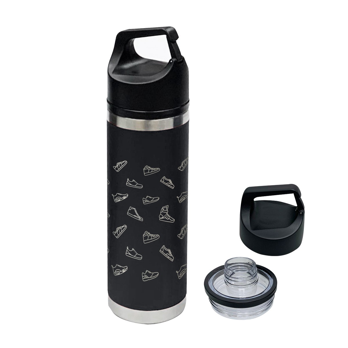 Picture of 18 Oz. Full Laser Davenport Stainless Steel Bottle