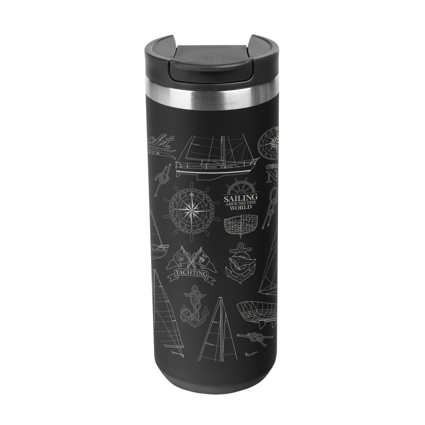 Picture of 18 Oz. Full Laser Sienna Stainless Steel Bottle
