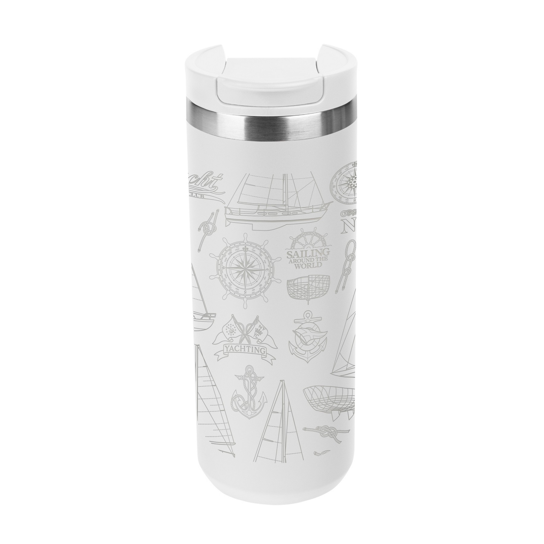 Picture of 18 Oz. Full Laser Sienna Stainless Steel Bottle