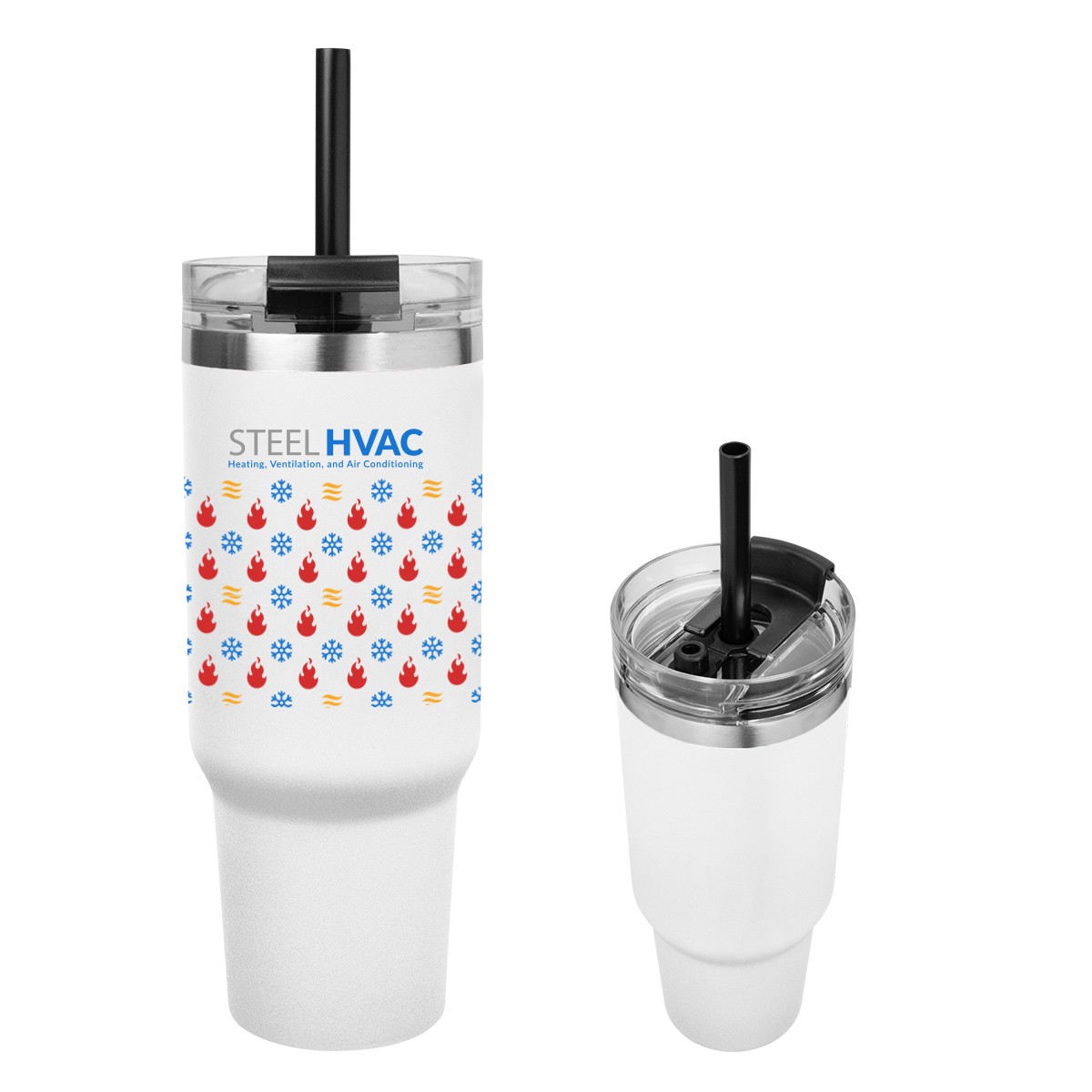 Picture of 40 Oz. Full Color Naomi Intrepid Stainless Steel Tumbler