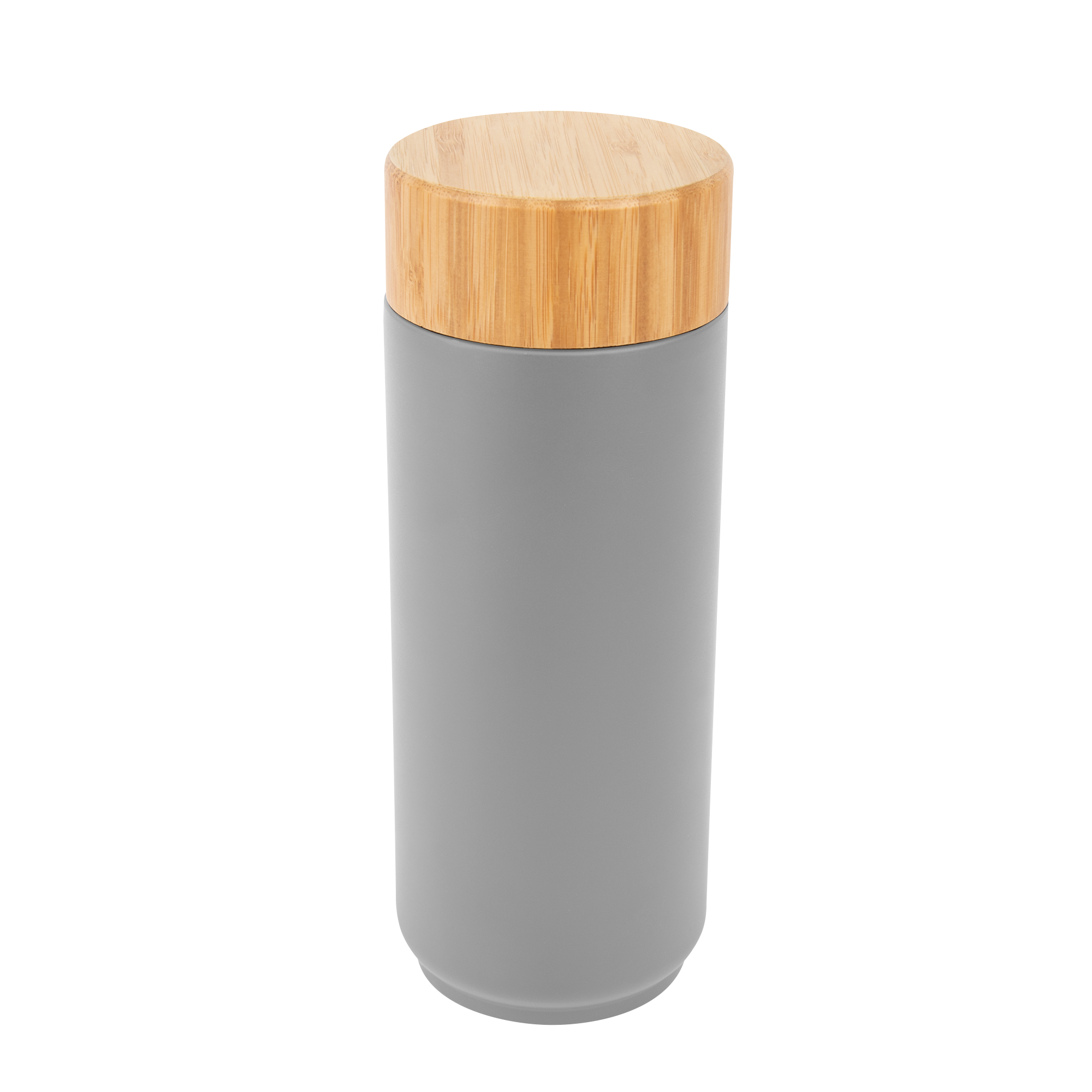 Picture of 16 Oz. Full Color Stainless Steel Lexington Bottle With Bamboo Lid