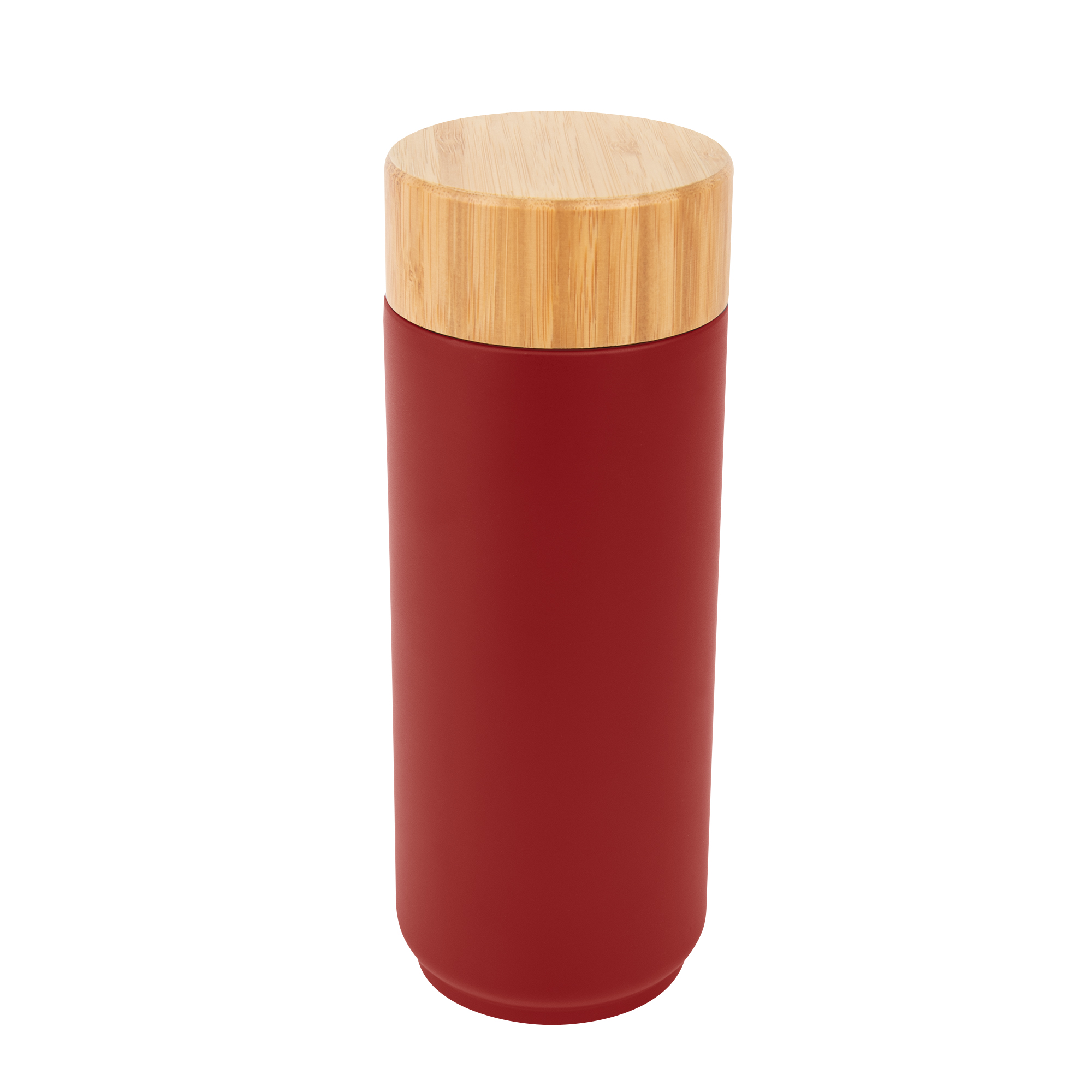 Picture of 16 Oz. Full Color Stainless Steel Lexington Bottle With Bamboo Lid