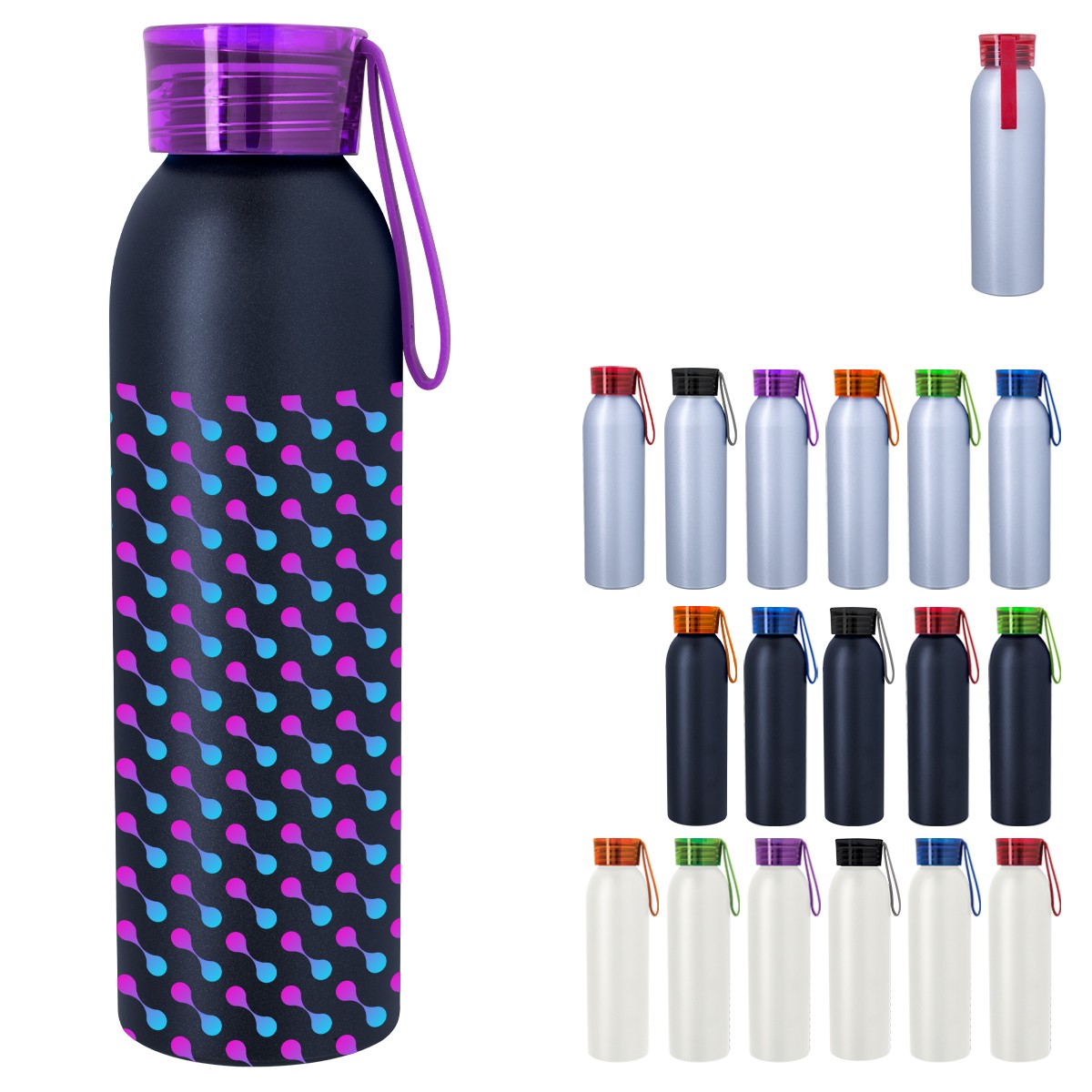 Picture of 22 Oz. Full Color Darby Recycled Aluminum Bottle