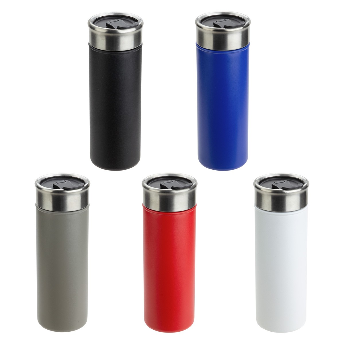 Picture of Solari 18 oz Copper-Lined Powder-Coated Insulated Tumbler