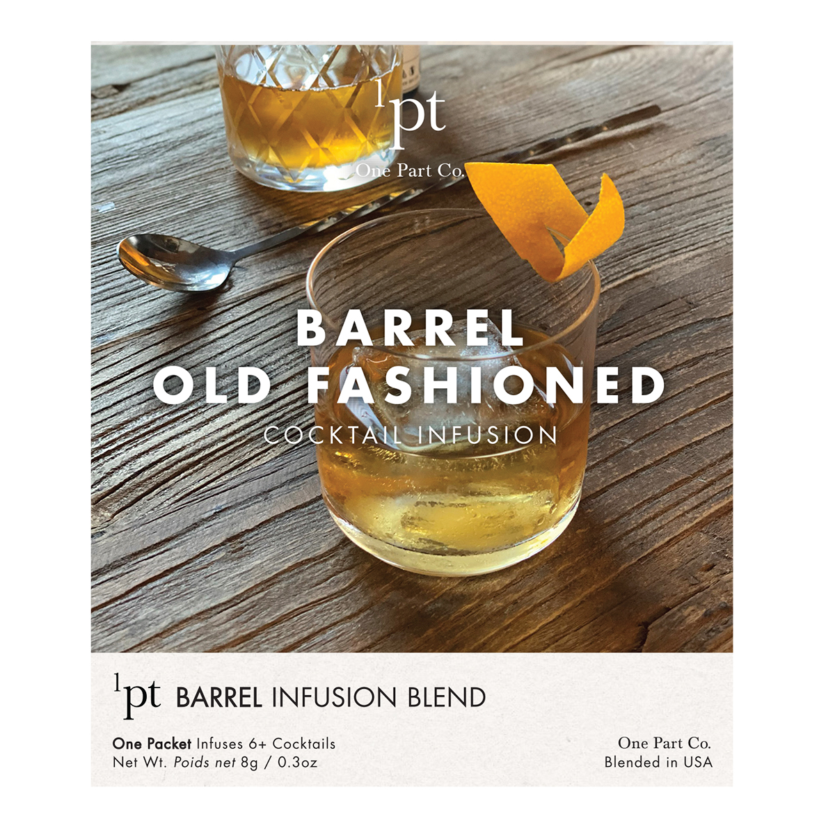 Picture of Barrel Old Fashioned Cocktail Infusion Drink Packet