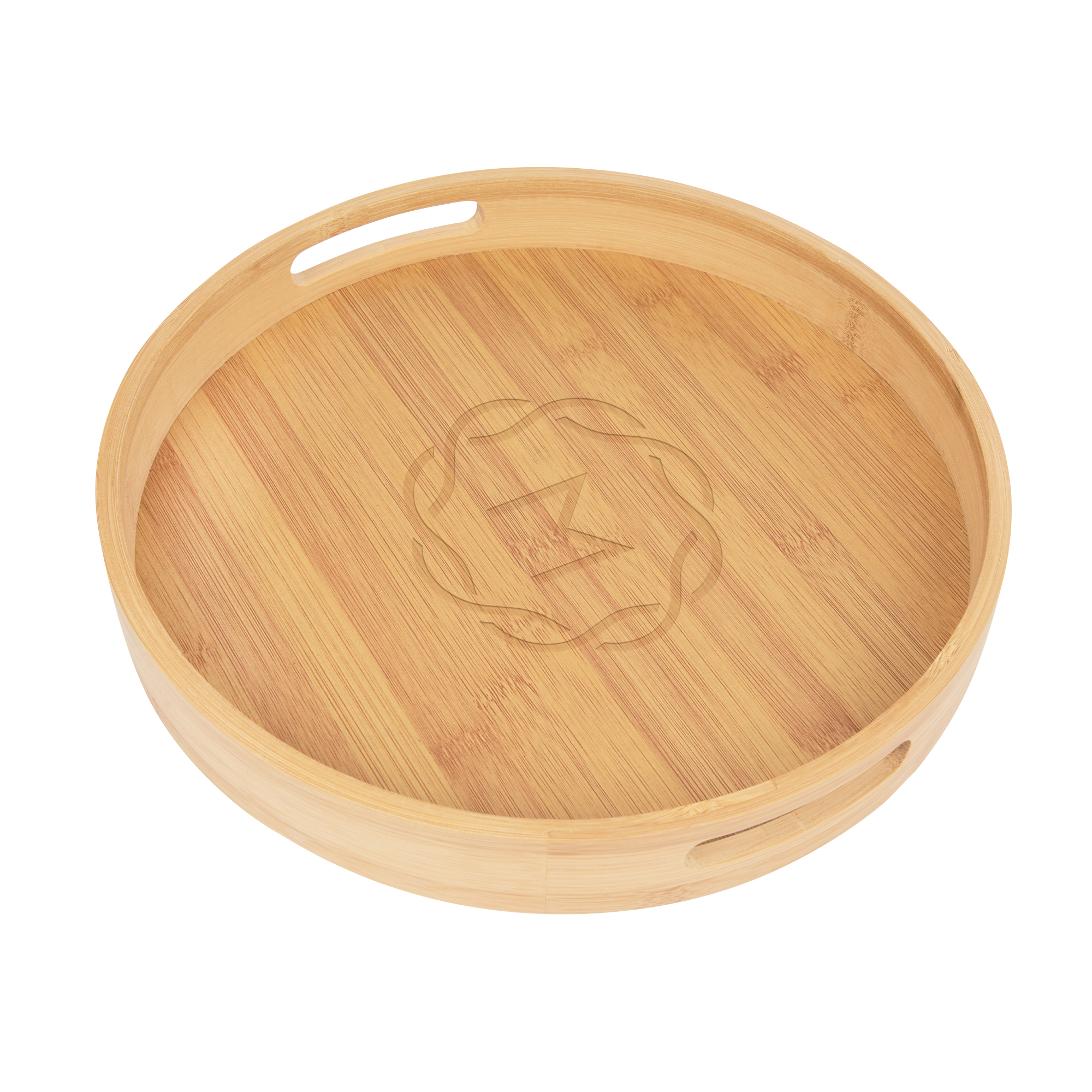 Picture of Bamboo Serving Tray With Handles