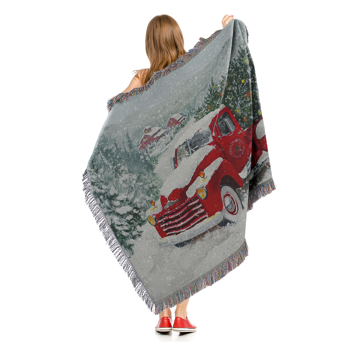 Picture of 48" X 60" Full Color Throw Blanket