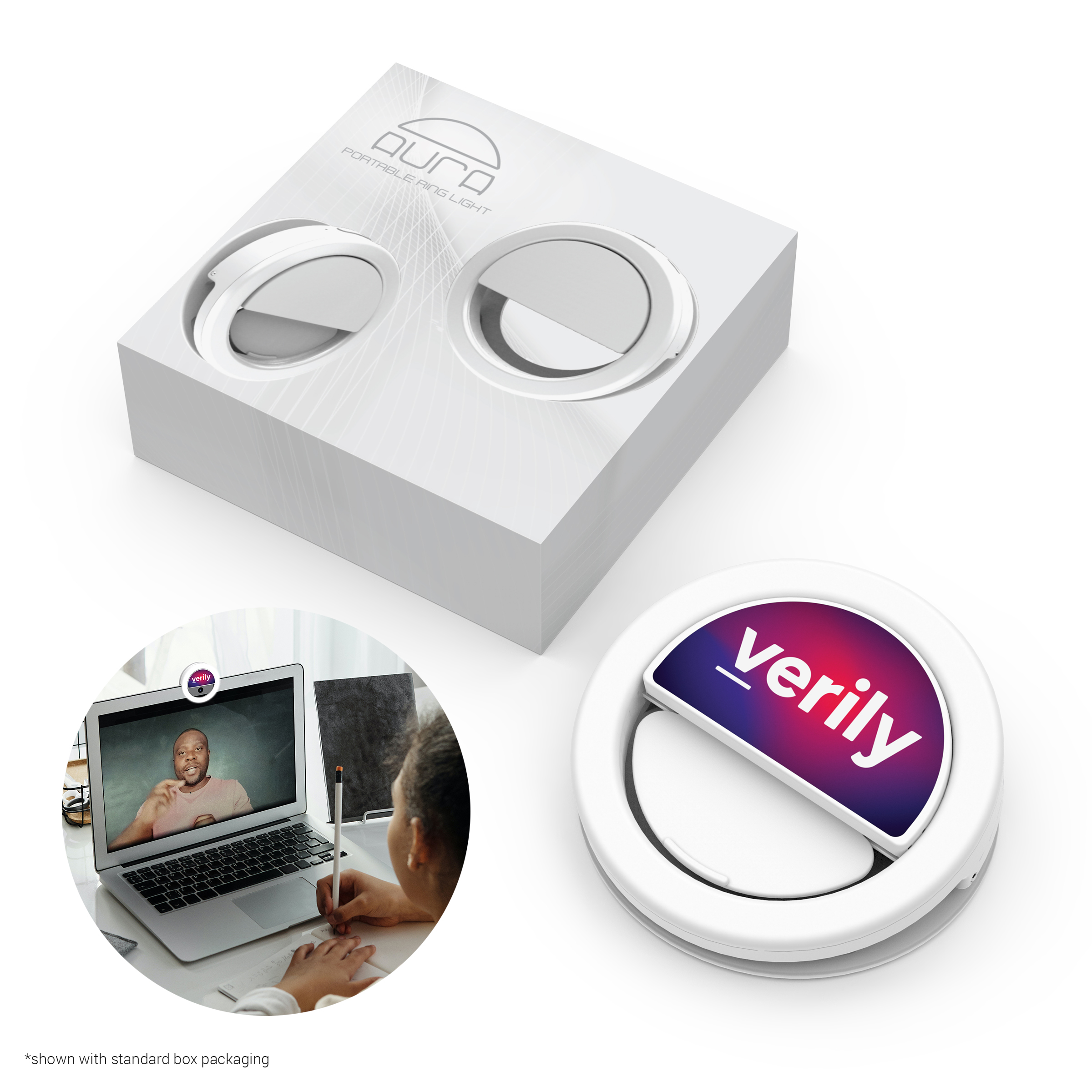 Picture of Aura Clip-on Ring Light & Camera Cover