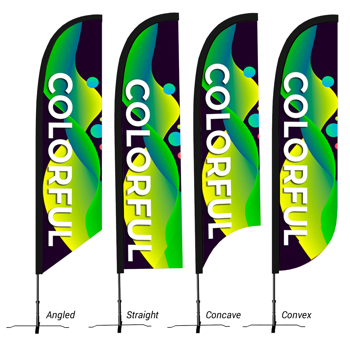 Picture of Small 9' Custom Feather Flag