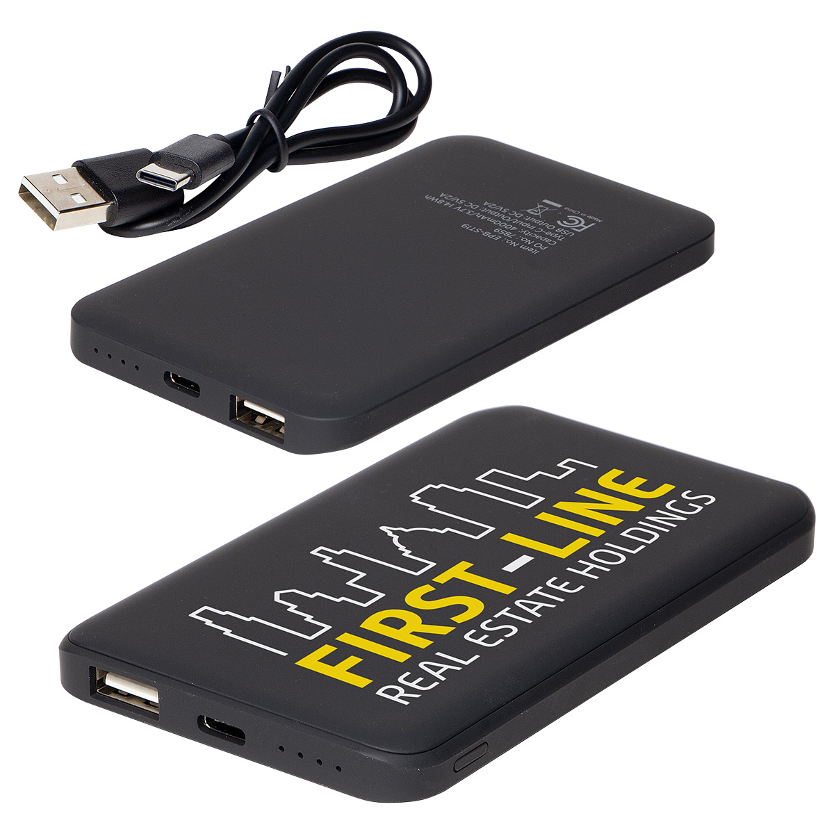 Picture of Soft-Touch 4000mAh Hi-Density Polymer Power Bank
