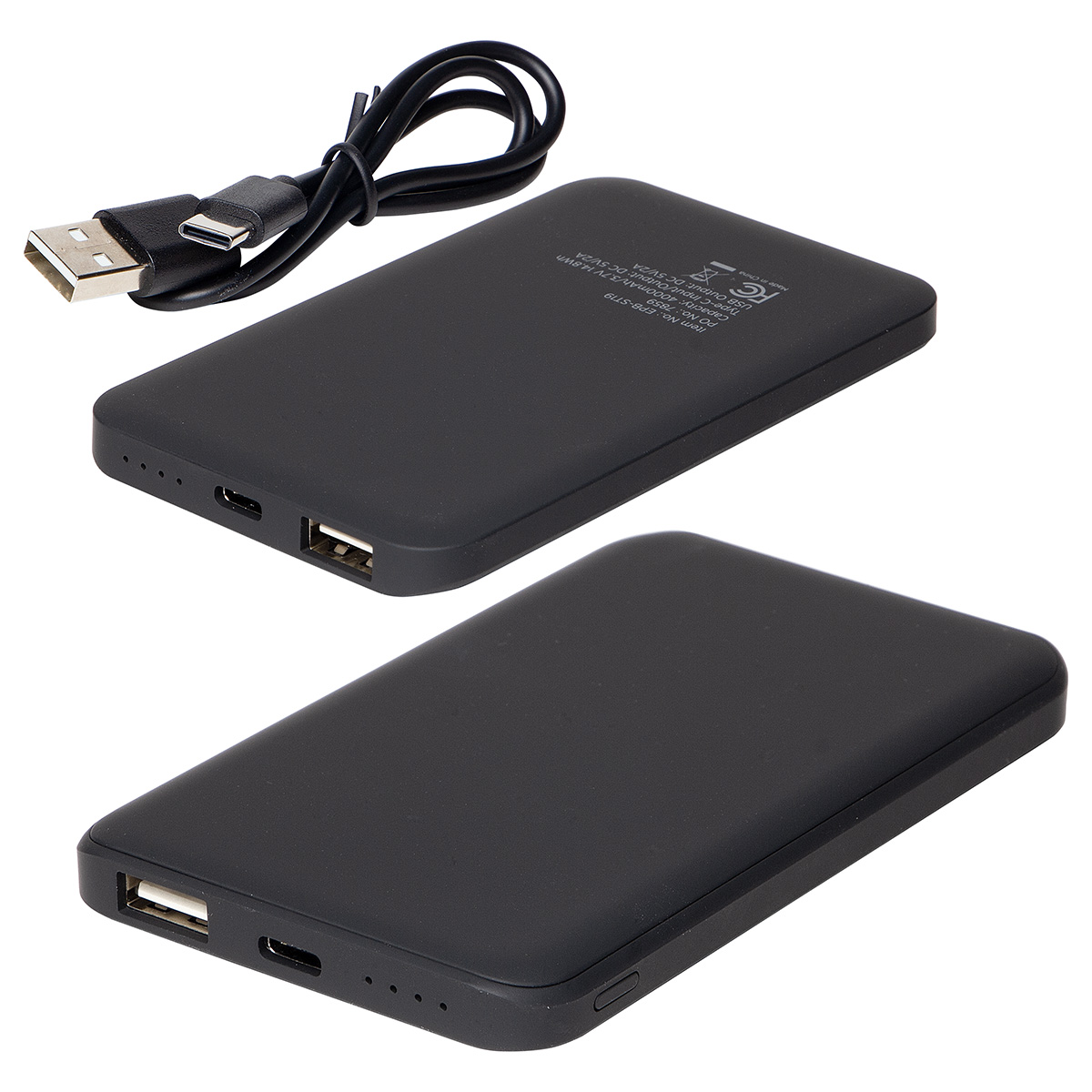 Picture of Soft-Touch 4000mAh Hi-Density Polymer Power Bank