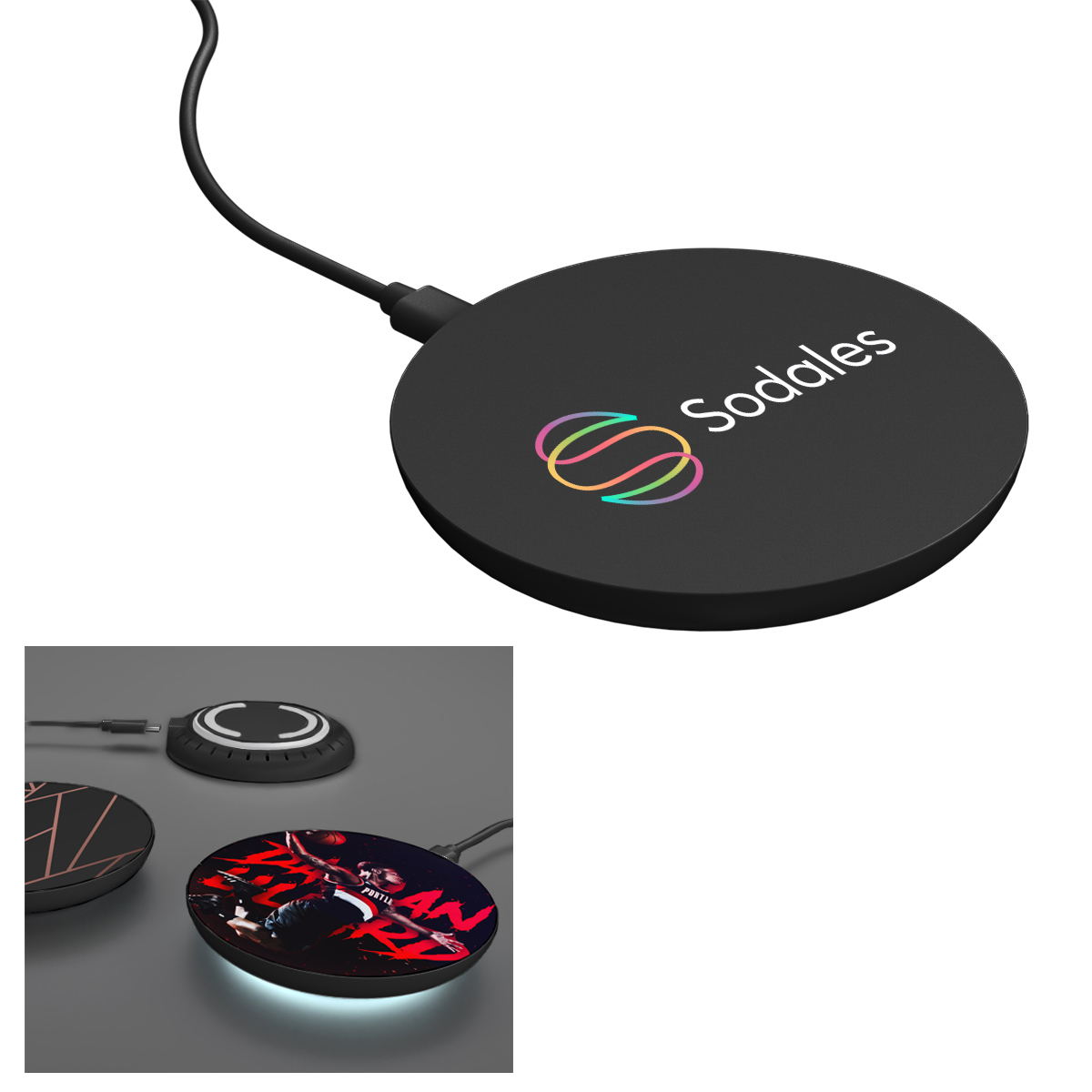 Picture of 15w Wireless Charger With Led Light