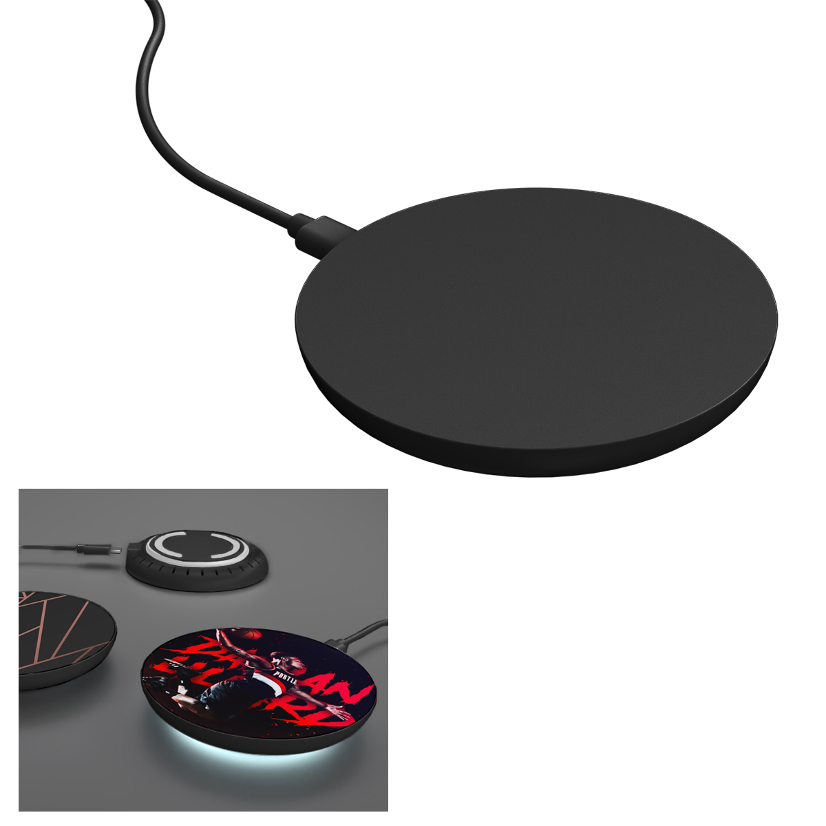 Picture of 15w Wireless Charger With Led Light