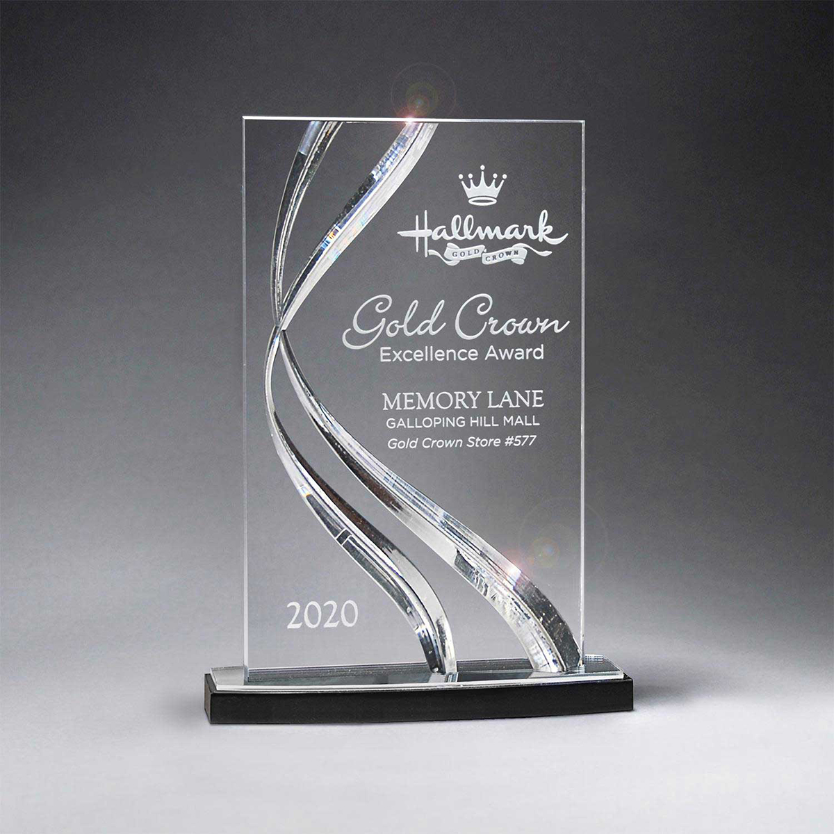 Picture of Medium Clear Award