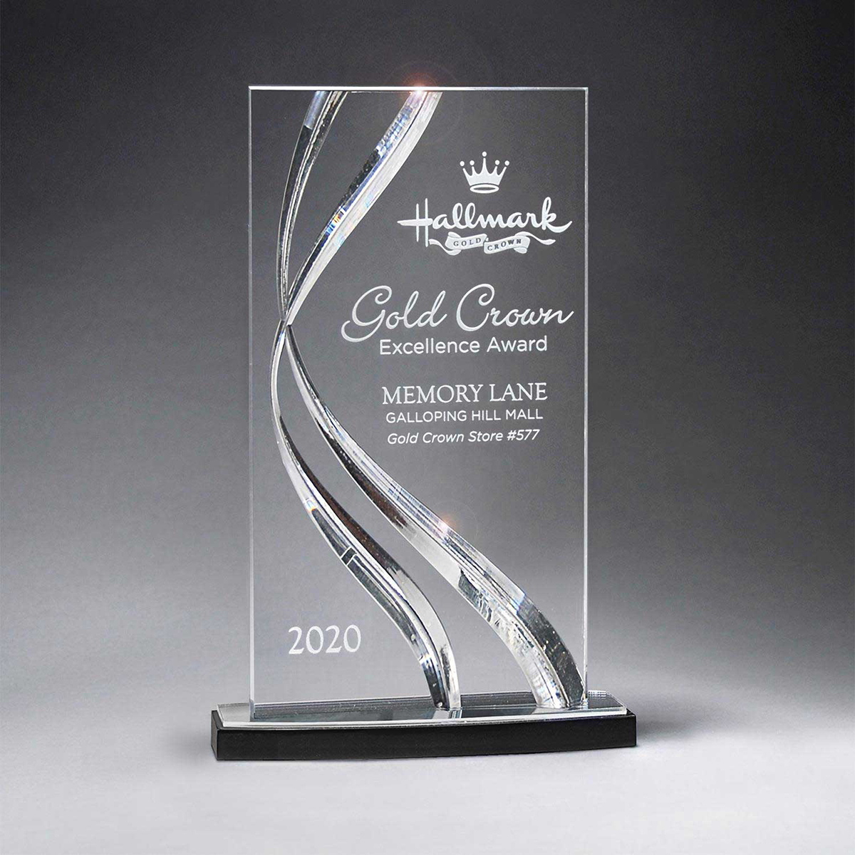 Picture of Large Clear Award