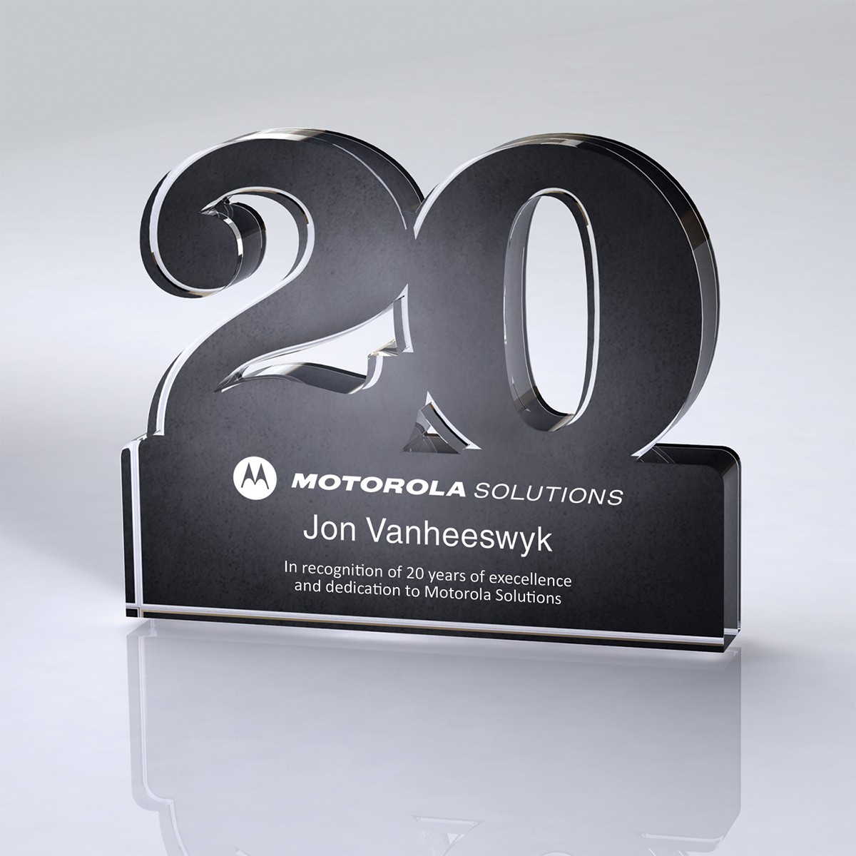 Picture of Freestanding 20 Year Anniversary Award