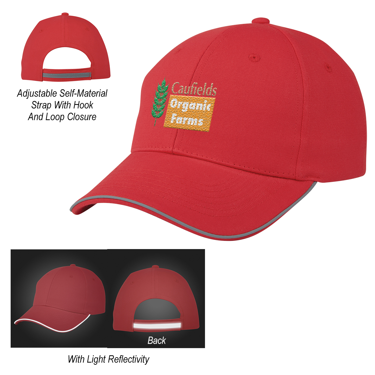 Picture of Reflective Accent Sandwich Cap