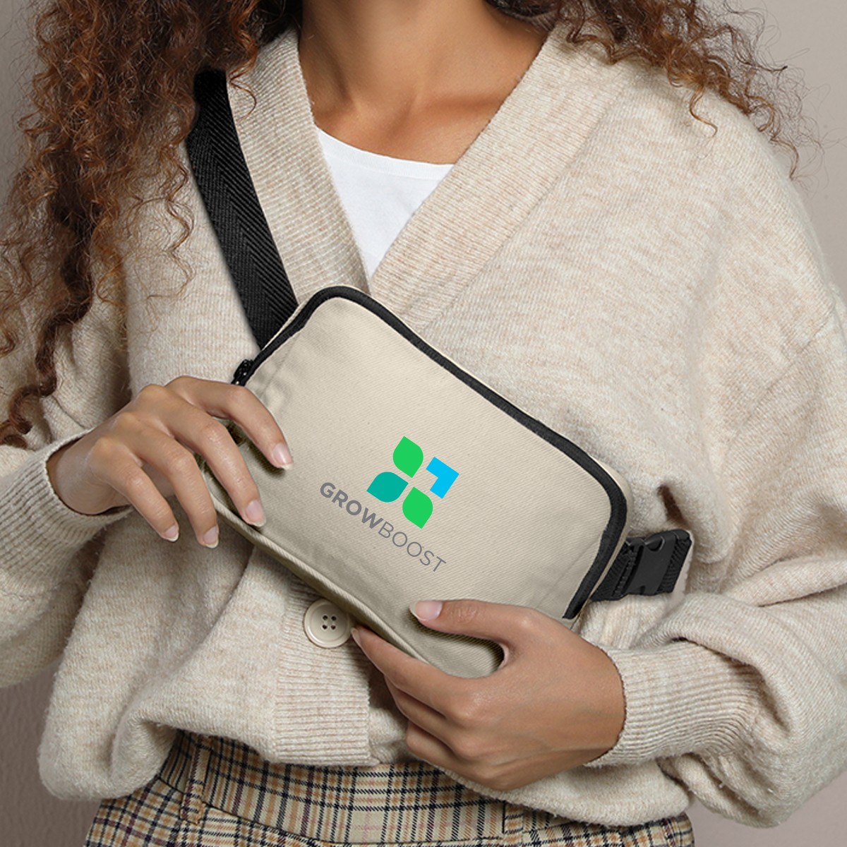 Picture of Aware™ 10 Oz. Recycled Cotton Canvas Belt Bag