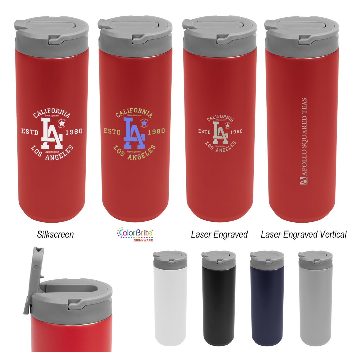 Picture of 18 Oz. Stainless Steel Claremont Bottle