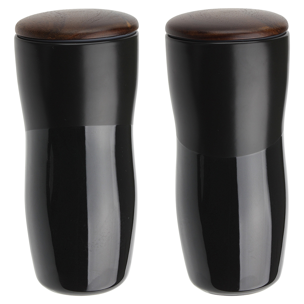 Picture of Adriano 12 oz Double-wall Ceramic Tumbler with Wood Lid