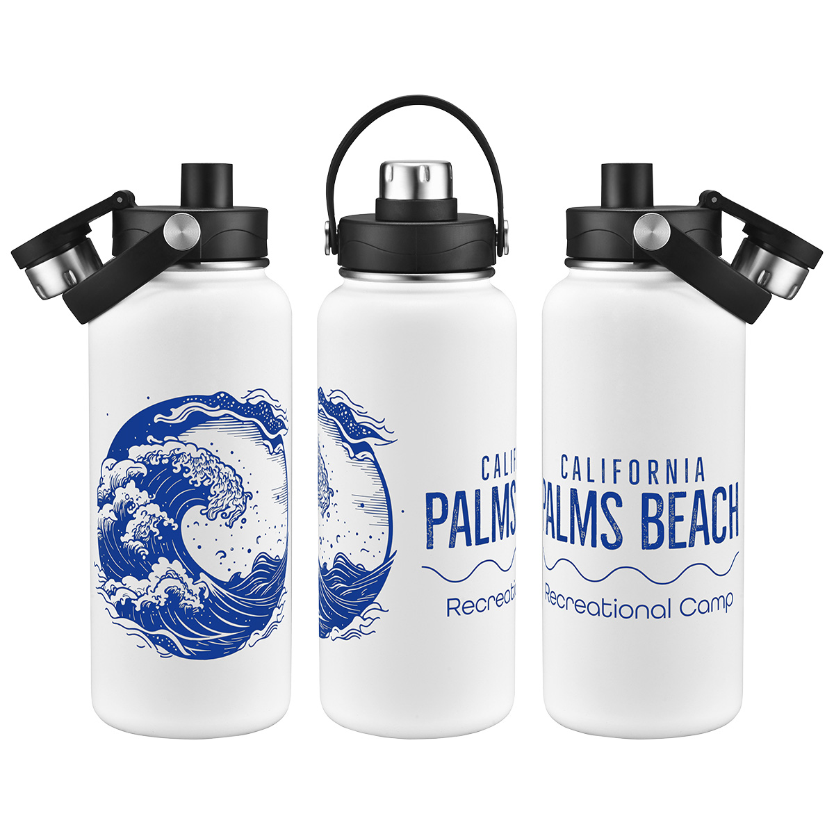 Picture of Bresso 34 oz Vacuum Insulated Bottle with Twist Top Spout