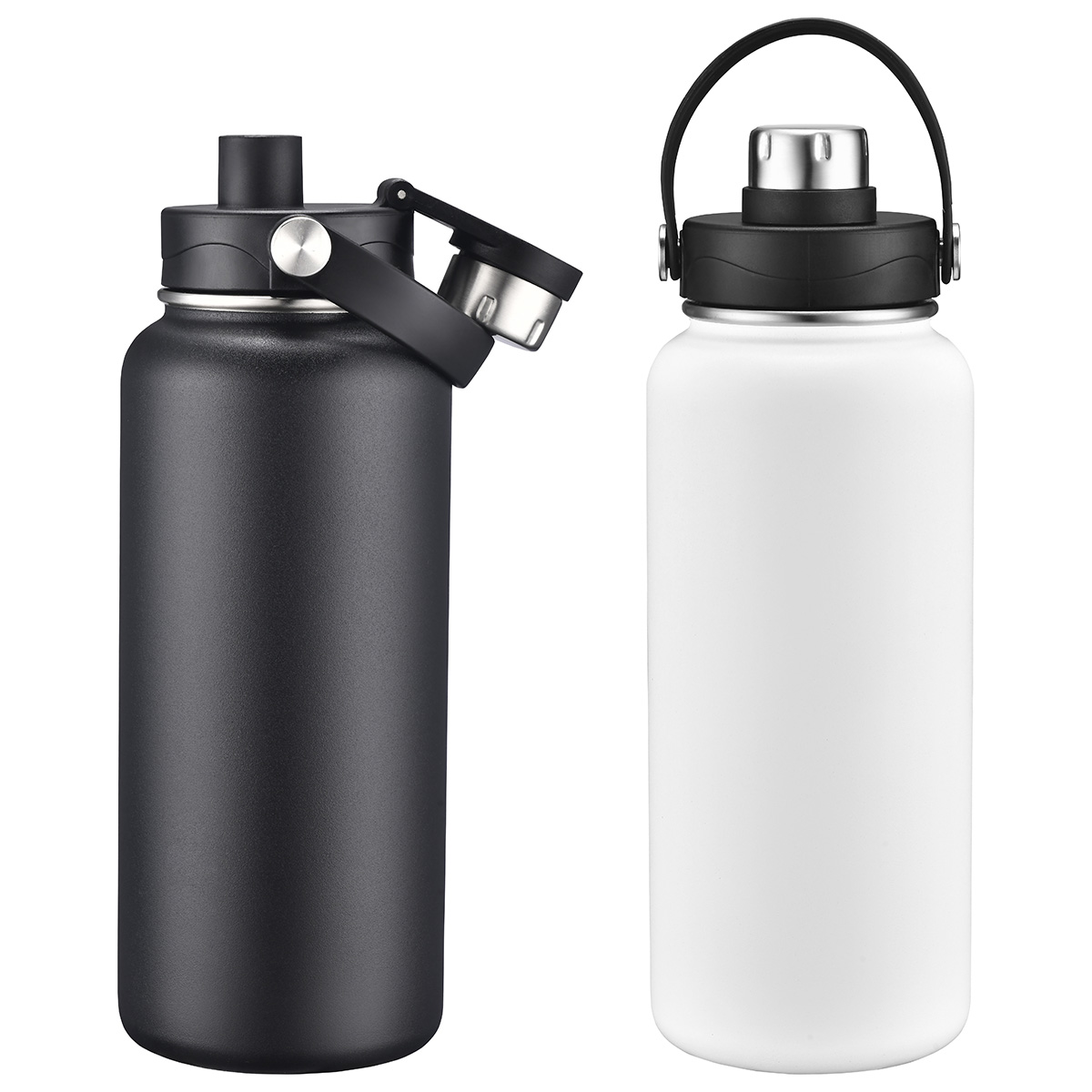 Picture of Bresso 34 oz Vacuum Insulated Bottle with Twist Top Spout