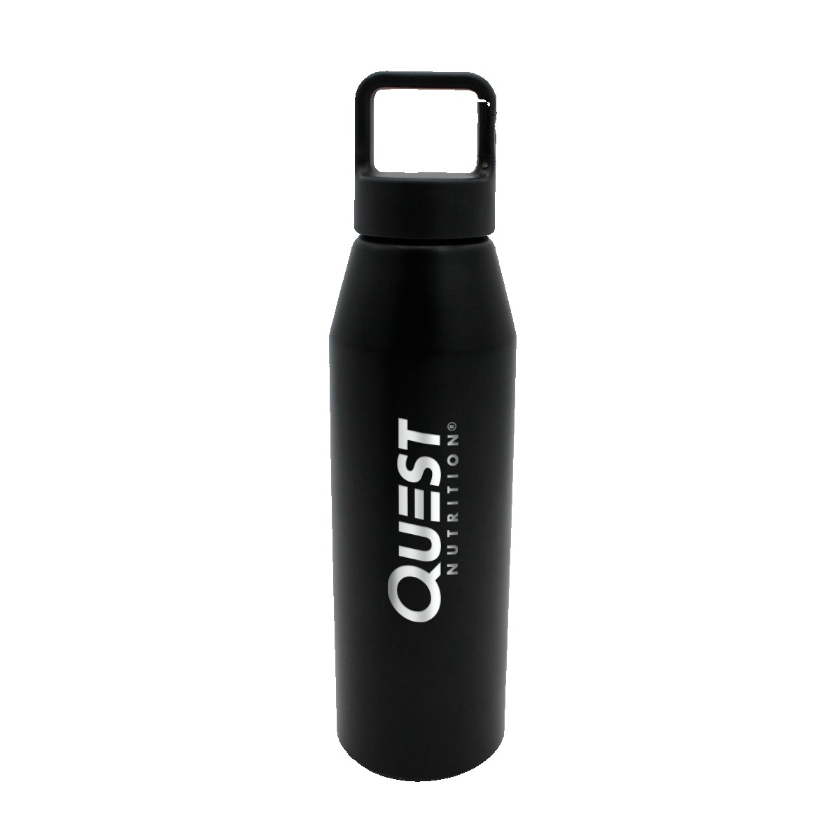 Picture of 25 oz. Recycled Aluminum Bottle with Carabiner Lid, Laser Engraved, Large