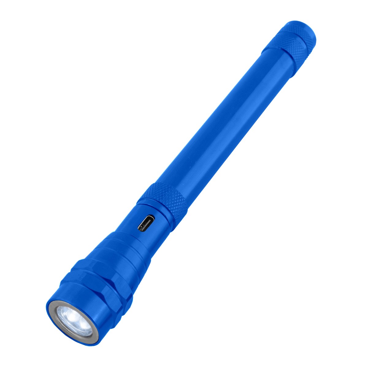 Picture of Telescopic Rechargeable Recycled Aluminum Flashlight With Magnet 2.0