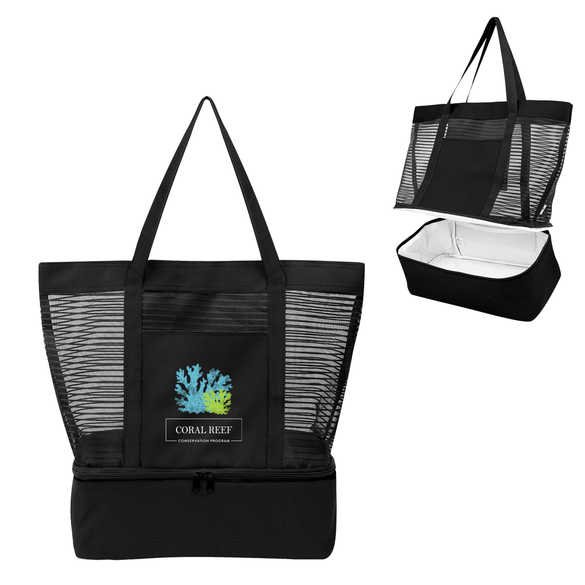 Picture of Marley Rpet Mesh Tote Bag With Cooler