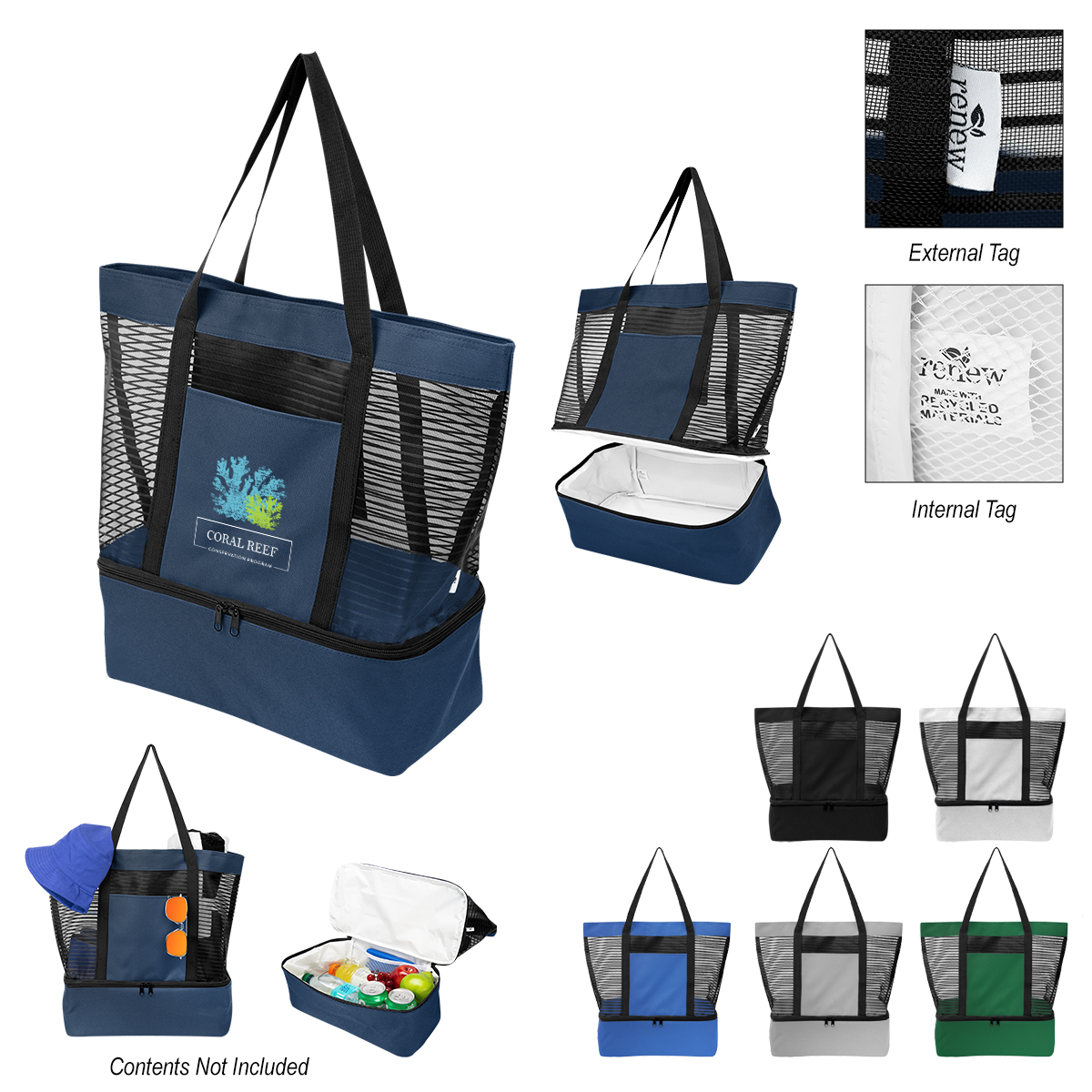 Picture of Marley Rpet Mesh Tote Bag With Cooler