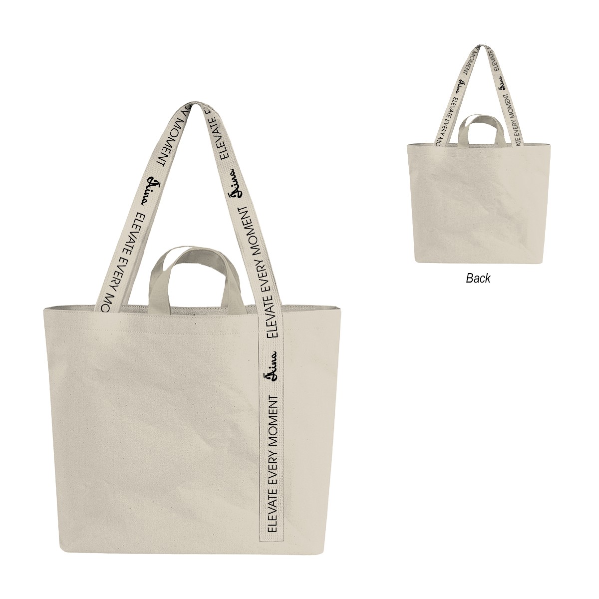 Picture of 14 Oz. Recycled Mono-strap Canvas Tote Bag