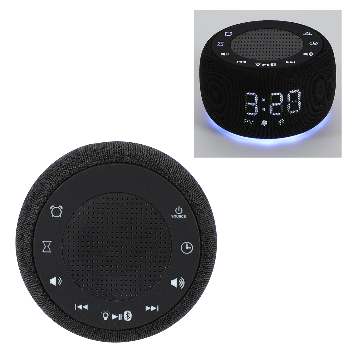 Picture of Meridian Digital Clock with Wireless Speaker & White Noise Sounds