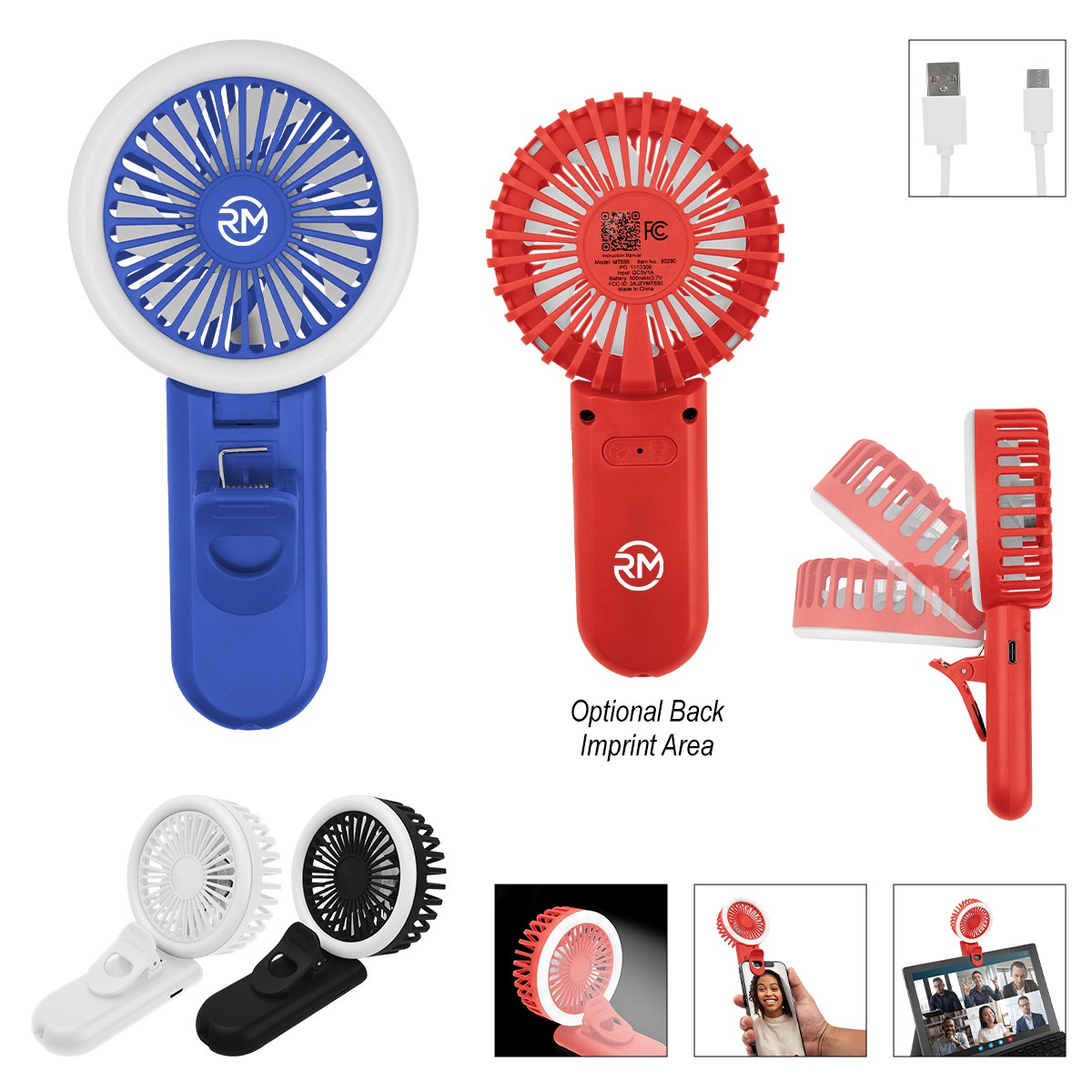 Picture of Ring Light Fan For Phone & Laptop