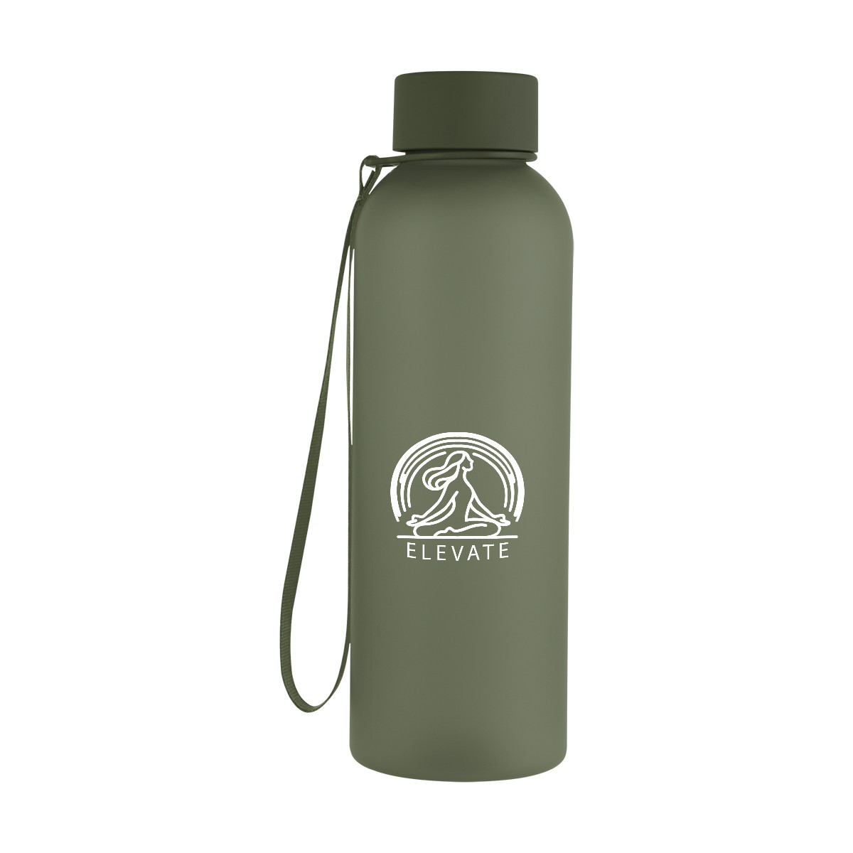Picture of 20 Oz. Morgan Rpet Rubberized Bottle With Carry Strap