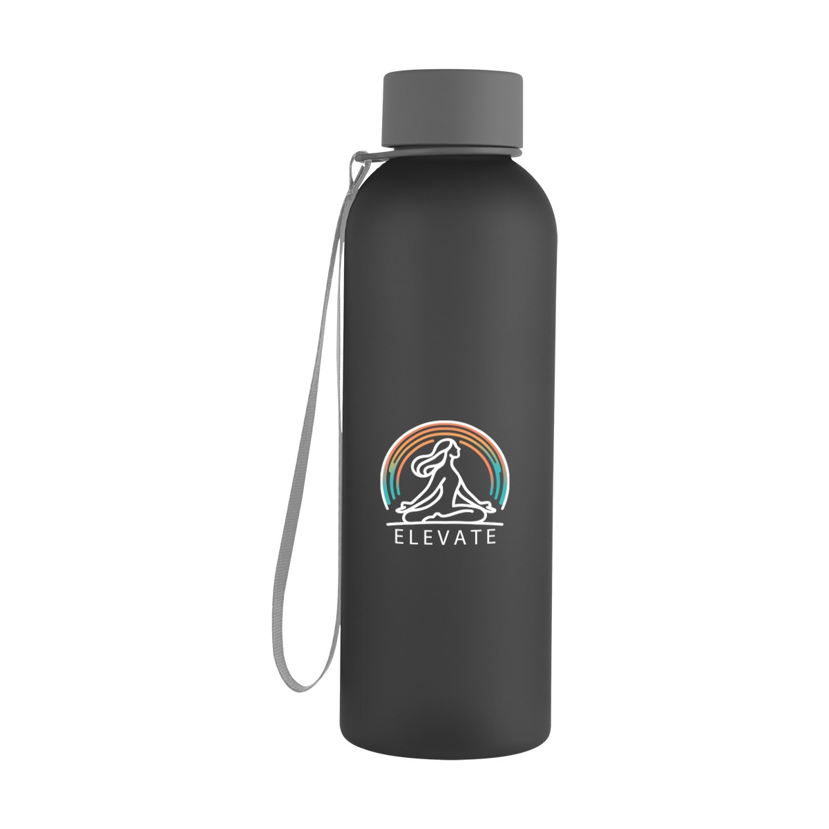 Picture of 20 Oz. Morgan Rpet Rubberized Bottle With Carry Strap