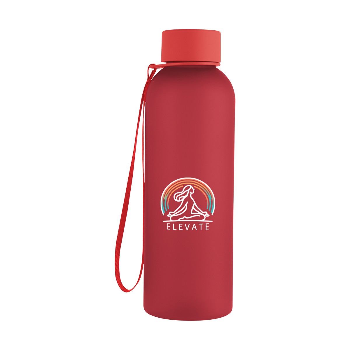 Picture of 20 Oz. Morgan Rpet Rubberized Bottle With Carry Strap