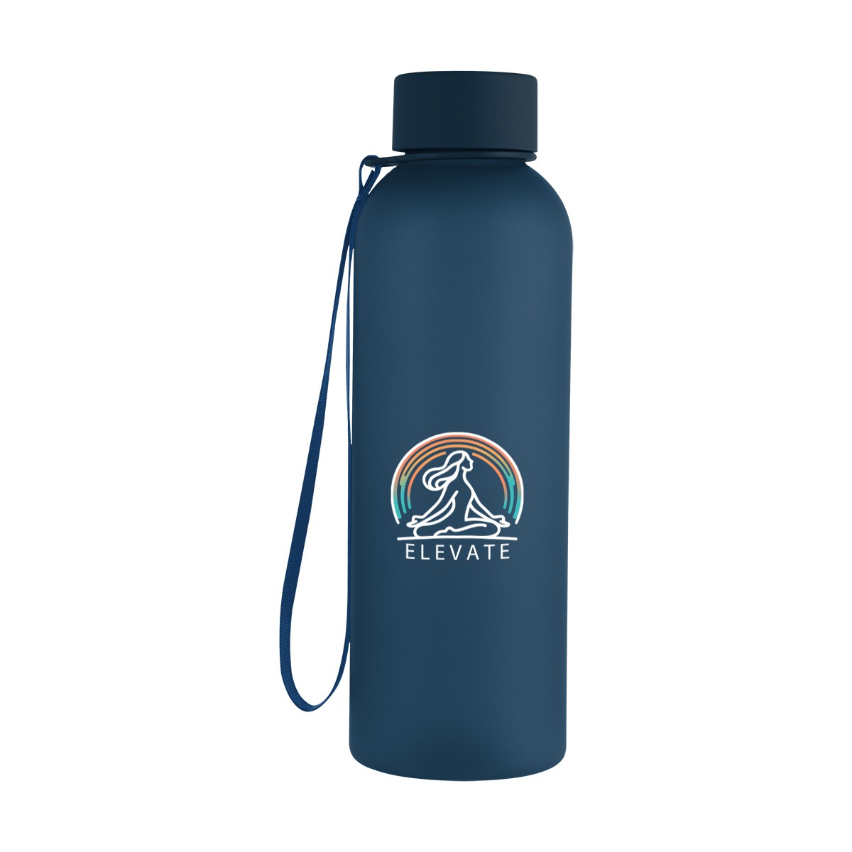 Picture of 20 Oz. Morgan Rpet Rubberized Bottle With Carry Strap