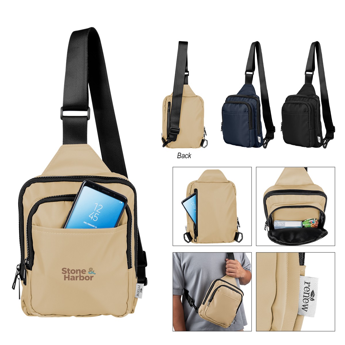 Picture of Anywhere Rpet Sport Sling Bag