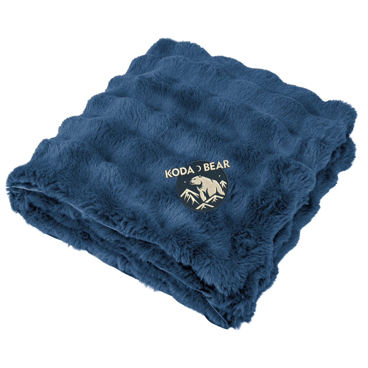 Picture of Faux Fur Rpet Bubble Blanket