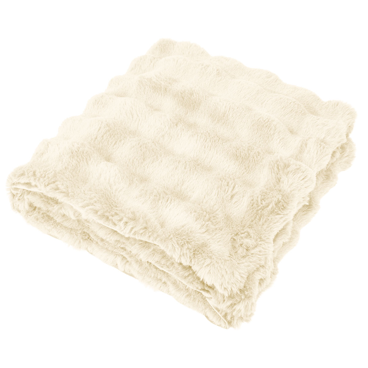 Picture of Faux Fur Rpet Bubble Blanket