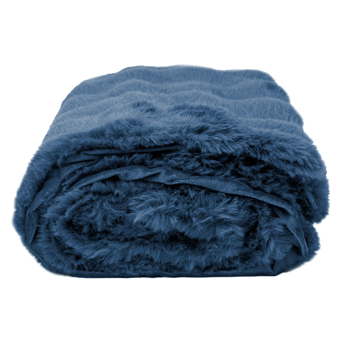Picture of Faux Fur Rpet Bubble Blanket