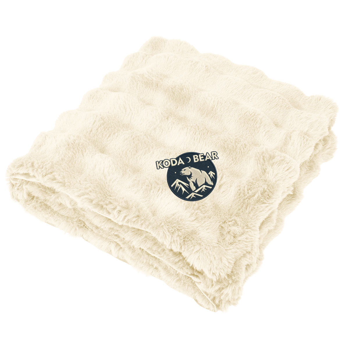 Picture of Faux Fur Rpet Bubble Blanket