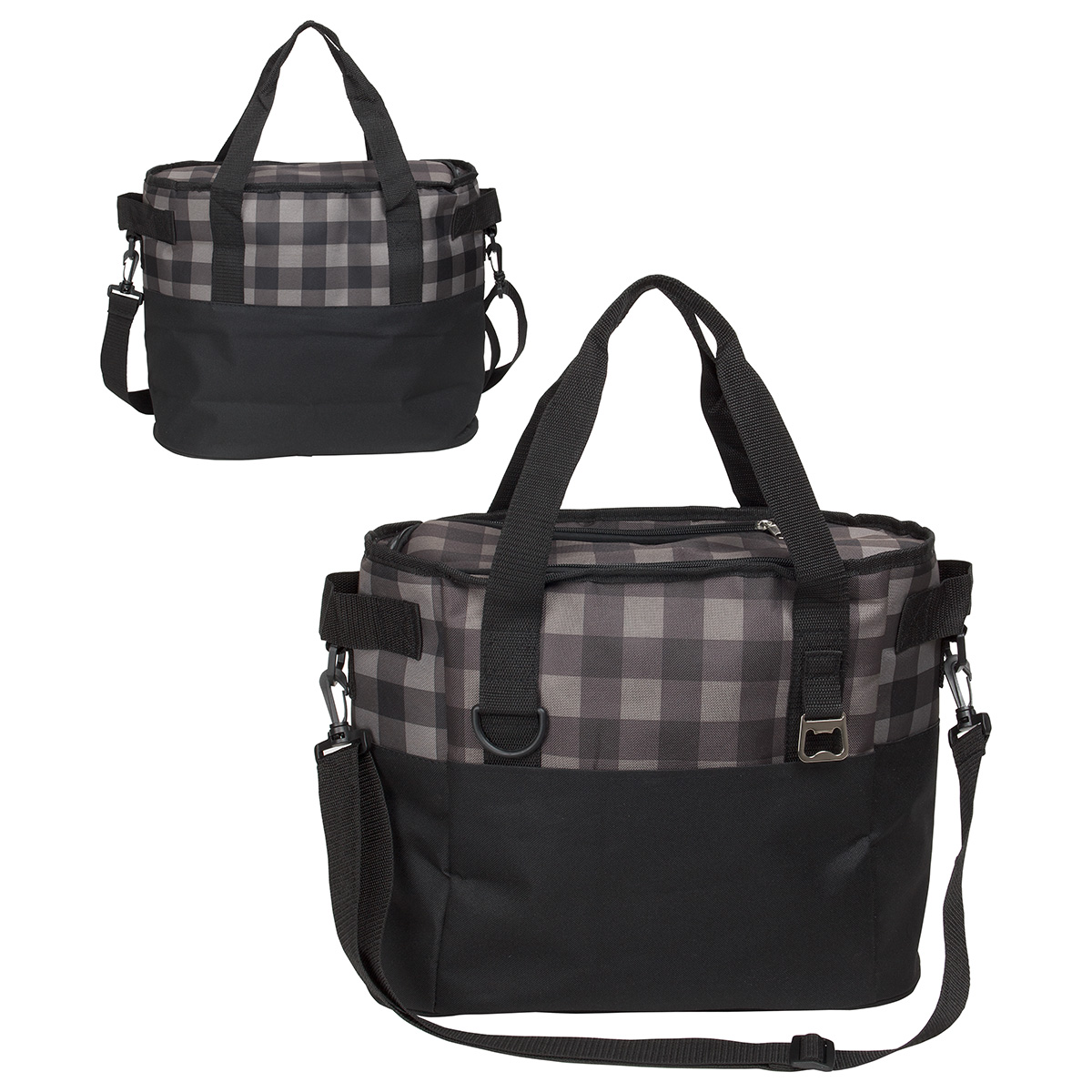 Picture of Plaid Insulated Cooler Bag