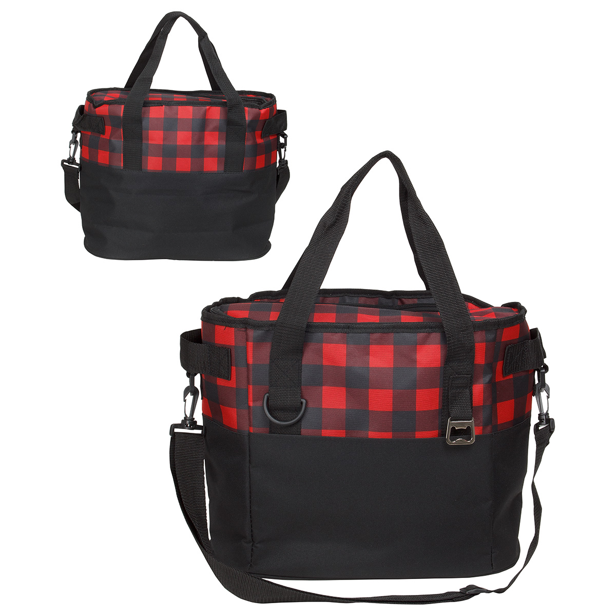 Picture of Plaid Insulated Cooler Bag