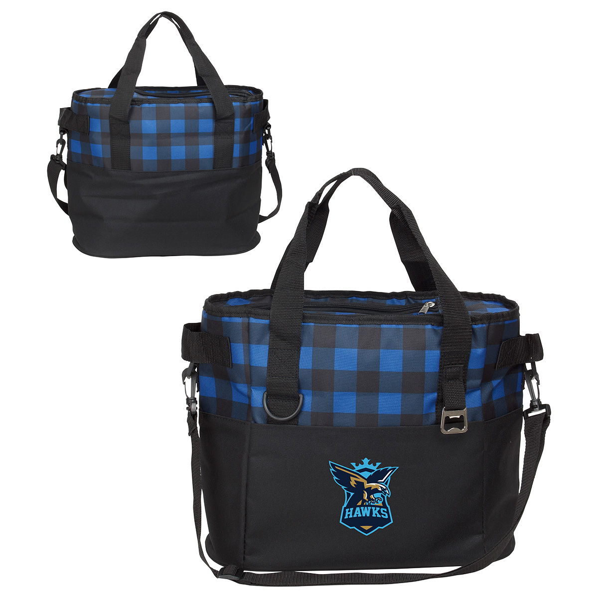 Picture of Plaid Insulated Cooler Bag